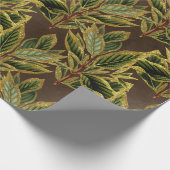 Papier Cadeau Motif Feuille de la jungle (Coin)