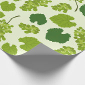 Papier Cadeau Motif Feuille de raisins et de raisins (Coin)
