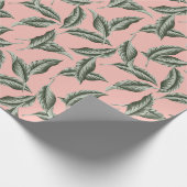 Papier Cadeau Motif Feuille du jardin tropical (Coin)
