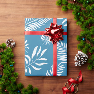 Papier Cadeau Motif Feuilles 13