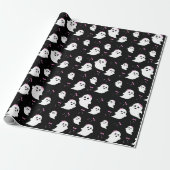 Papier Cadeau Motif Fille Fantôme (Déroulé)