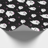 Papier Cadeau Motif Fille Fantôme (Coin)