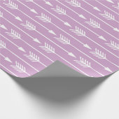 Papier Cadeau Motif Flèches Lavender (Coin)