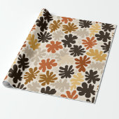 Papier Cadeau Motif fleur Boho Matisse (Déroulé)