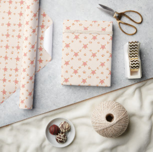 Papier Cadeau Motif Fleur Sauvage