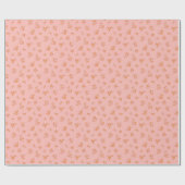 Papier Cadeau Motif Fleur Sauvage (Plat)