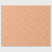 Papier Cadeau Motif Fleur Sauvage (Plat)