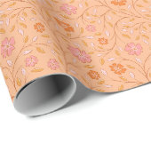 Papier Cadeau Motif Fleur Sauvage (Coin rond)