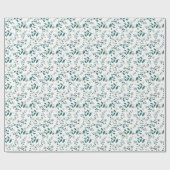 Papier Cadeau Motif Fleur transparent (Plat)