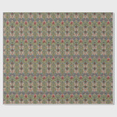 Papier Cadeau Motif floral à tête de serpent de William Morris (Plat)