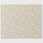 Papier Cadeau Motif floral Boho (Plat)