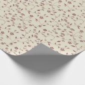 Papier Cadeau Motif floral Boho (Coin)