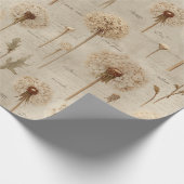 Papier Cadeau Motif floral botanique vintage (10) (Coin)