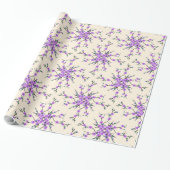 Papier Cadeau motif floral de ressort (Déroulé)