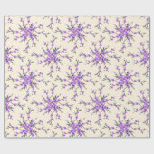 Papier Cadeau motif floral de ressort (Plat)