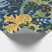 Papier Cadeau Motif Floral sans couture avec de grandes fleurs,  (Coin)