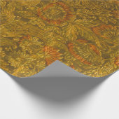 Papier Cadeau Motif floral vintage avec basculement (Coin)