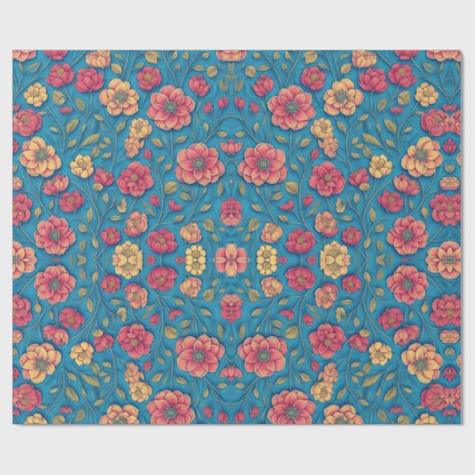 Papier Cadeau Motif fluide (Plat)