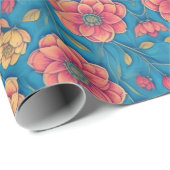 Papier Cadeau Motif fluide (Coin rond)