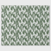 Papier Cadeau Motif forestier (Plat)