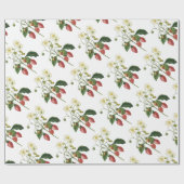 Papier Cadeau Motif fraise (Plat)
