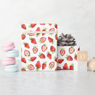 Papier Cadeau Motif fraise