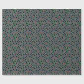 Papier Cadeau Motif framboise (Plat)