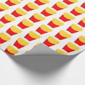Papier Cadeau Motif français Fries (Coin)