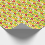 Papier Cadeau Motif Fun Coloré (Coin)