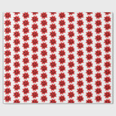 Papier Cadeau Motif Fun Red Bows sur Arrière - plan blanc (Plat)