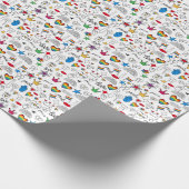 Papier Cadeau Motif Gay pride Doodle (Coin)