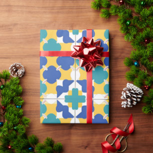 Papier Cadeau Motif géométrique abstrait