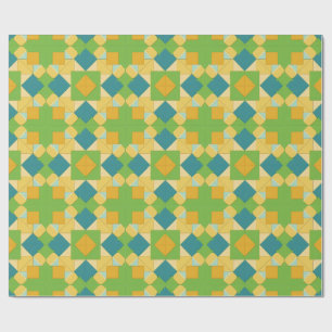 Papier Cadeau Motif Géométrique Abstrait