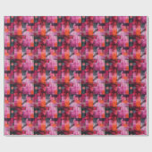 Papier Cadeau Motif géométrique abstrait de typographie moderne (Plat)