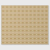 Papier Cadeau Motif géométrique abstrait d'ondulation Art Pop Ré (Plat)