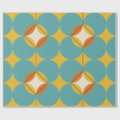 Papier Cadeau Motif géométrique abstrait moderne et transparent  (Plat)