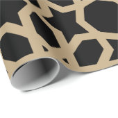 Papier Cadeau Motif géométrique arabe islamique Conception Abstr (Coin rond)