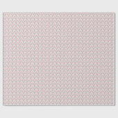 Papier Cadeau Motif géométrique beige rose (Plat)