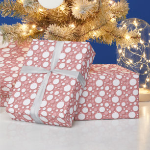 Papier Cadeau Motif géométrique Bulles de Pink Fizz