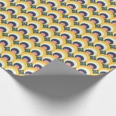 Papier Cadeau Motif géométrique de cercle (Coin)