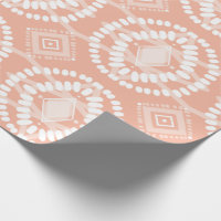 Motif géométrique de flux rose et blanc