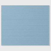 Papier Cadeau Motif géométrique de Quatrefoil bleu clair (Plat)