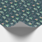 Papier Cadeau Motif géométrique de Succulents (Coin)