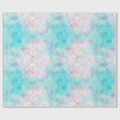 Papier Cadeau Motif géométrique en verre Iridescente (Plat)