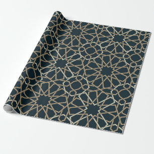 Papier Cadeau Motif géométrique islamique Abstrait