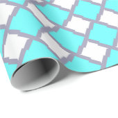 Papier Cadeau Motif géométrique minimaliste (Coin rond)