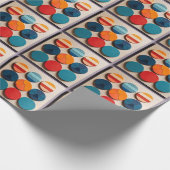 Papier Cadeau Motif géométrique moderne du milieu du siècle (Coin)
