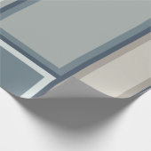 Papier Cadeau Motif géométrique moderne Modulaire du milieu du s (Coin)