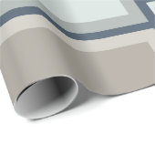 Papier Cadeau Motif géométrique moderne Modulaire du milieu du s (Coin rond)