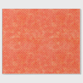 Papier Cadeau Motif géométrique orange (Plat)